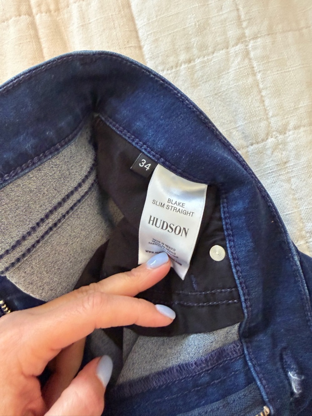 Hudson Jeans Blake Slim Straight in Dark Indigo